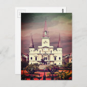 New Orleans Cathedral Briefkaart (Voorkant / Achterkant)