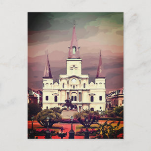 New Orleans Cathedral Briefkaart