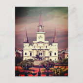 New Orleans Cathedral Briefkaart (Voorkant)
