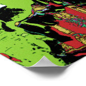 New Orleans Cathedral en Banana Trees Poster (Hoek)