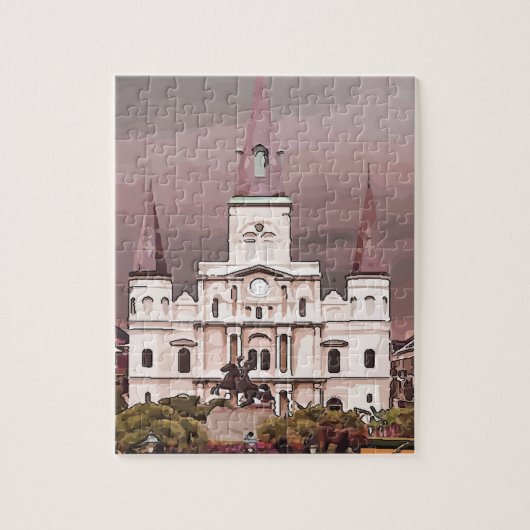 New Orleans Cathedral Legpuzzel (Verticaal)