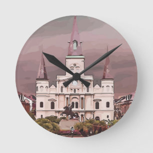 New Orleans Cathedral Ronde Klok