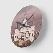 New Orleans Cathedral Ronde Klok (Hoek)