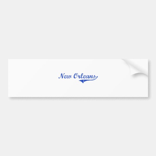 New Orleans City Classic Bumpersticker (Voorkant)
