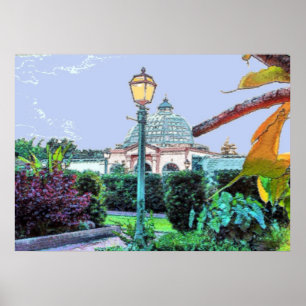 New Orleans City Park Green House Poster