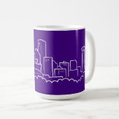 New Orleans City Skyline Koffiemok (Voorkant rechts)