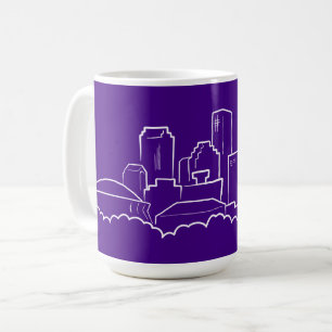 New Orleans City Skyline Koffiemok