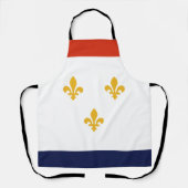 New Orleans City vlag Apron Schort (Voorkant)