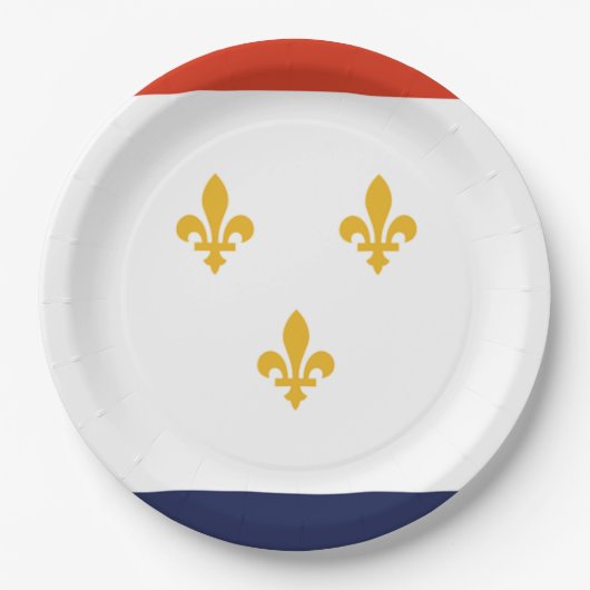 New Orleans City vlag Papieren Bordje (Voorkant)
