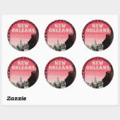  New Orleans Classic ronde Stickers (Vel)