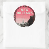  New Orleans Classic ronde Stickers (Tas)