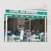 New Orleans Coffee en Beignets Briefkaart (Voorkant)