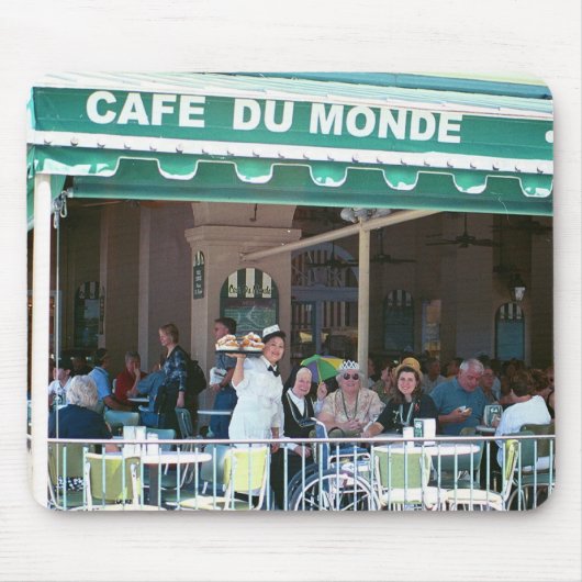 New Orleans Coffee en Beignets Muismat (Voorkant)