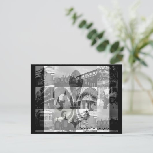 New Orleans Collage Briefkaart (Staand voorkant)