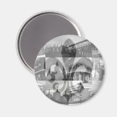 New Orleans Collage [magneet] Magneet (Voorkant / Achterkant)