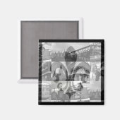 New Orleans Collage [magneet] Magneet (Voorkant / Achterkant)