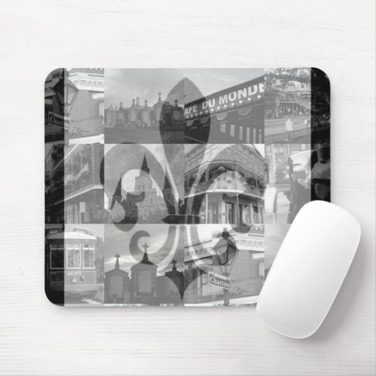 New Orleans Collage [Mousepad] Muismat (Met muis)