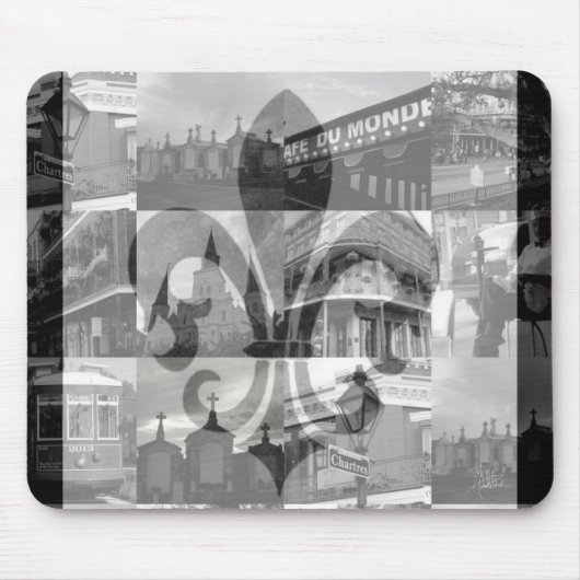 New Orleans Collage [Mousepad] Muismat (Voorkant)