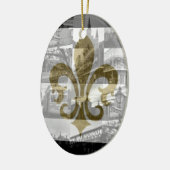 New Orleans Collage [Ornament] Keramisch Ornament (Links)