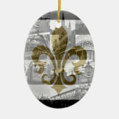 New Orleans Collage [Ornament] Keramisch Ornament (Voorkant)