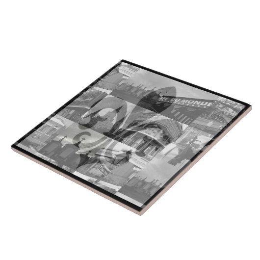 New Orleans Collage [Tile] Tegeltje (Zijkant)