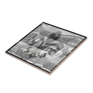 New Orleans Collage [Trivet] - Small Tegeltje