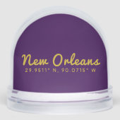 New Orleans Coordinates Sneeuwbol (Voorkant)