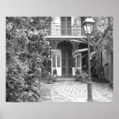 New Orleans Courtyard Poster (Voorkant)