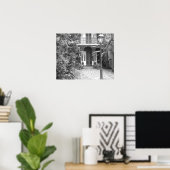New Orleans Courtyard Poster (Thuiskantoor)