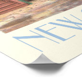 New Orleans Courtyard, vintage reisstijl Poster (Hoek)