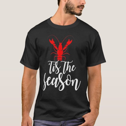 New Orleans Crawfish Season Mardi Gras Costume T-shirt (Voorkant)