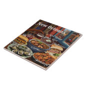 New Orleans Cuisine Foods and Dishes Kitchen Tegeltje (Zijkant)