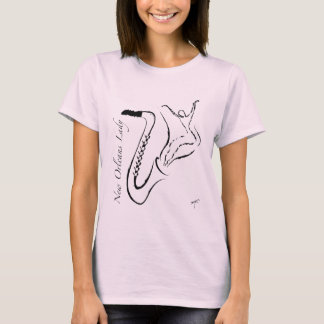 New Orleans Dames T. Saxofone. T-shirt