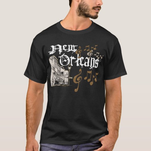 New Orleans Dark T-shirt (Voorkant)