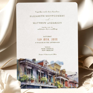 New Orleans Destination Wedding French Quarter Kaart