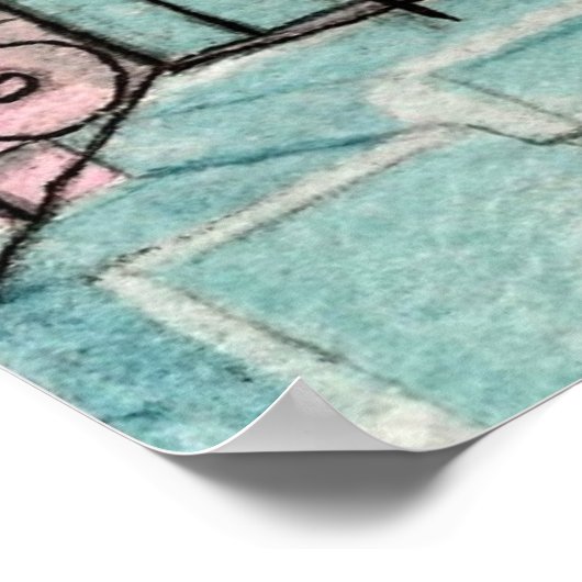 New Orleans Deuren met Shutters Poster (Hoek)