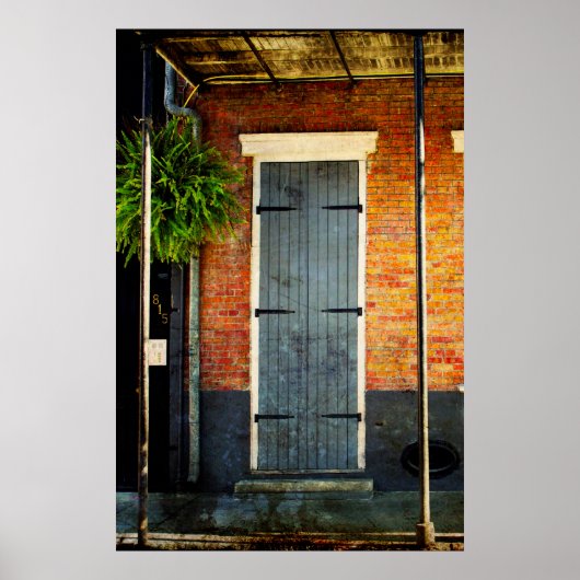 New Orleans door Poster (Voorkant)