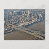 New Orleans Downtown Aerial Briefkaart (Voorkant)