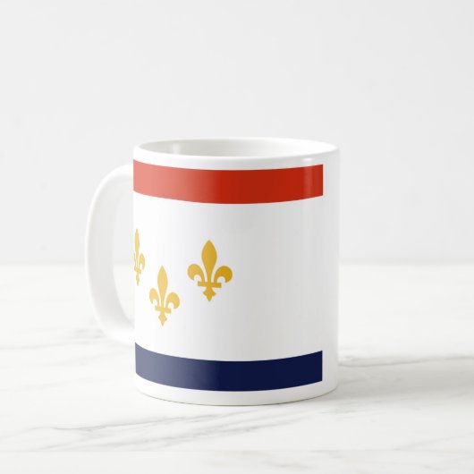 New Orleans Flag Koffiemok (Voorkant links)