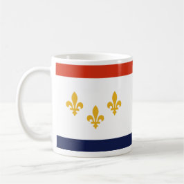 New Orleans Flag Koffiemok