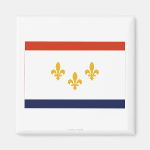 New Orleans Flag Magneet