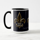 New Orleans Fleur-de-lis Coffee Mok (Links)