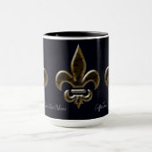 New Orleans Fleur-de-lis Coffee Mok (Midden)