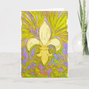 New Orleans Fleur DE Lis Kaart