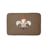 New Orleans Fleur De Lis NOLA vlag Bath Mat (Voorkant)