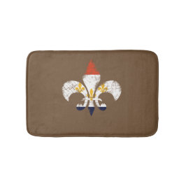 New Orleans Fleur De Lis NOLA vlag Bath Mat