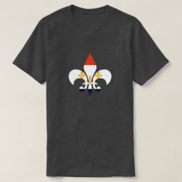 New Orleans Fleur De Lis NOLA vlag Louisiana T-shi T-shirt