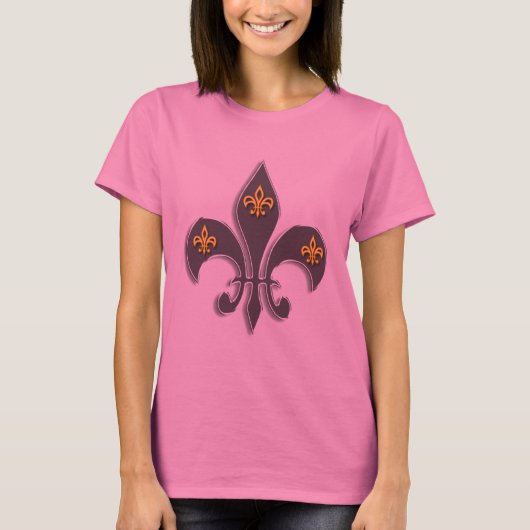 New Orleans Fleur de lis T-shirt (Voorkant)