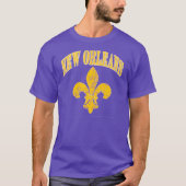 New Orleans Fleur De Lis T-shirt (Voorkant)