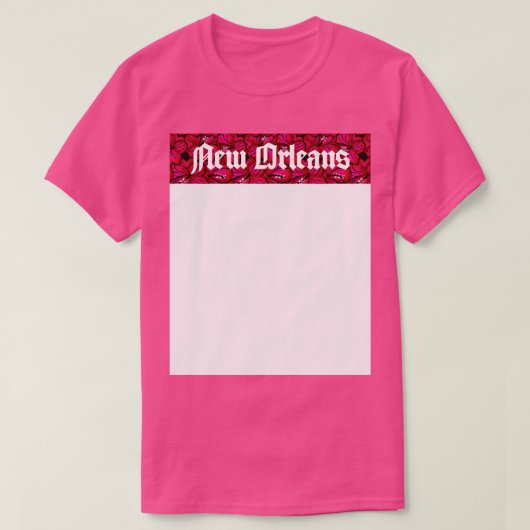 New Orleans Flower T-shirt (Design voorkant)